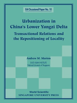 cover image of Urbanization In China's Lower Yangzi Delta